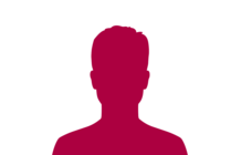 Roter Umriss einer Person